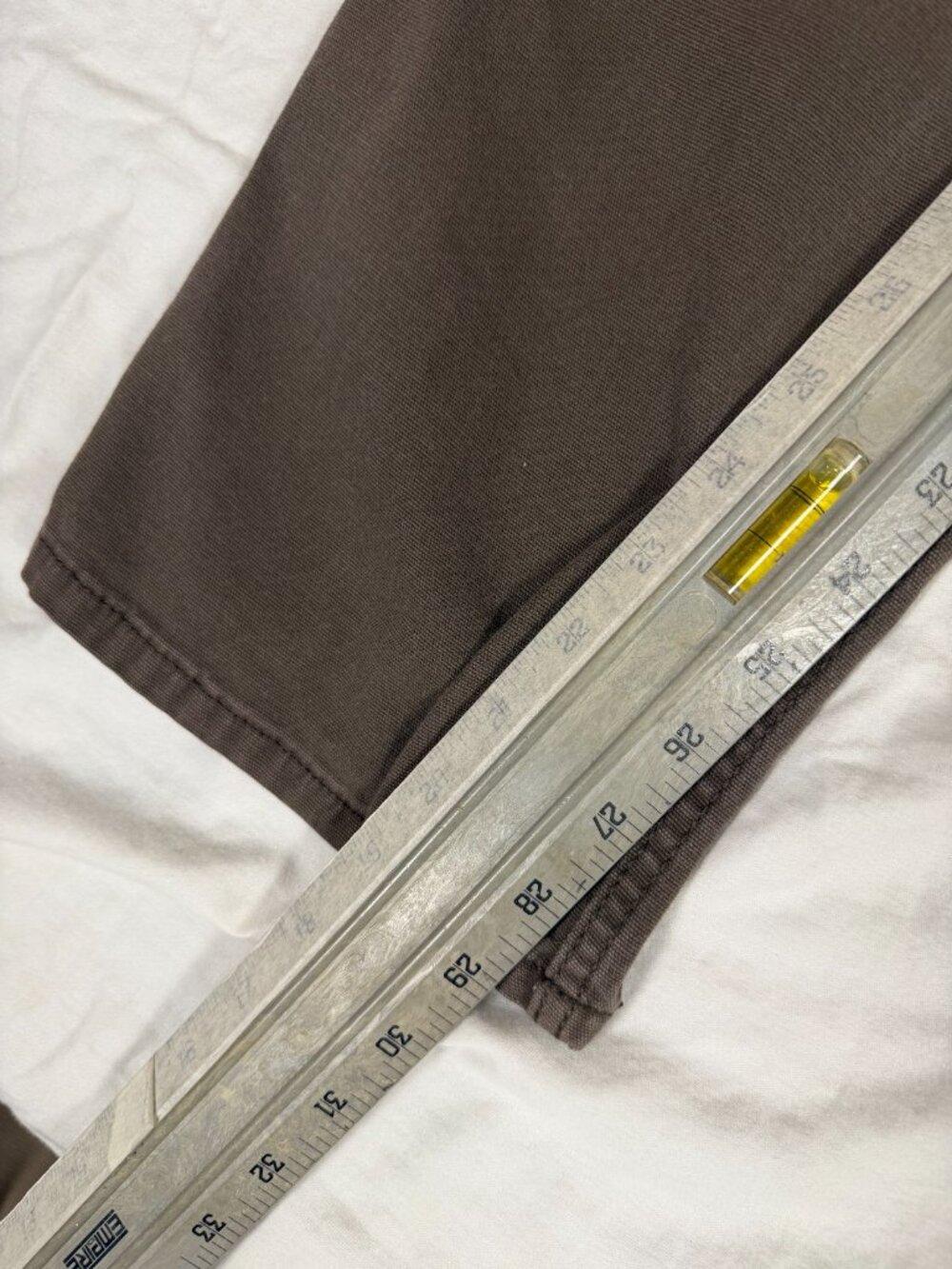 Carhartt Rugged Flex Canvas Work Pants Brown Relaxed Fit 34x30 - Picture 14 of 14